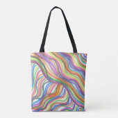 Abstrakter Kraken Tasche (Rückseite)