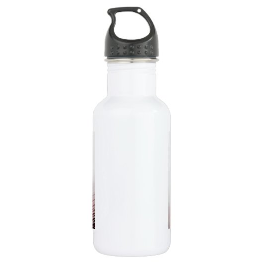 Abstrakter Kreis-u. Raute-Hintergrund Trinkflasche (Rückseite)