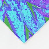 ABSTRAKTER KREIS WYCINANKI FLEECEDECKE (Ecke)