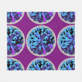 ABSTRAKTER KREIS WYCINANKI GR FLEECEDECKE (Vorderseite (Horizontal))