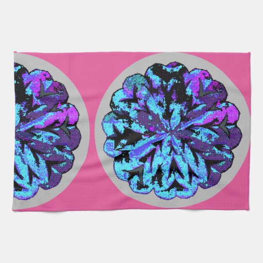 ABSTRAKTER KREIS WYCINANKI GR GESCHIRRTUCH (Horizontal)