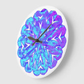 ABSTRAKTER KREIS WYCINANKI GROßE WANDUHR (Winkel)