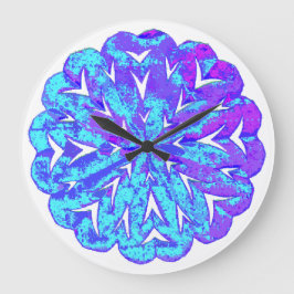 ABSTRAKTER KREIS WYCINANKI GROßE WANDUHR