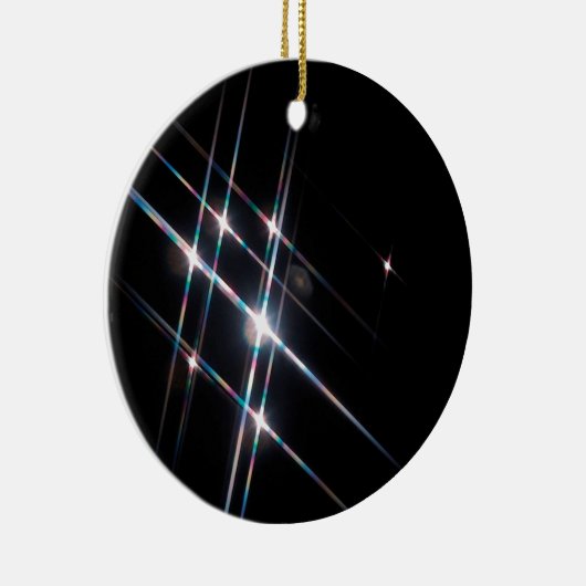 Abstrakter Kristall reflektieren Matrix Keramikornament (Rechts)