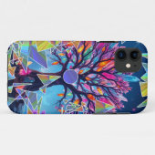 Abstrakter Kristallbaum Case-Mate iPhone Hülle (Rückseite (Horizontal))