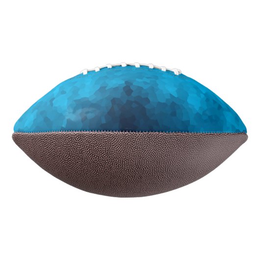 Abstrakter kristallisierter blauer Hintergrund Football (Gedreht 90)