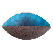 Abstrakter kristallisierter blauer Hintergrund Football (Gedreht 270)