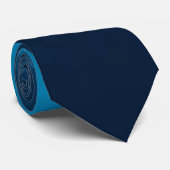 Abstrakter kristallisierter blauer Hintergrund Krawatte (Gerollt)