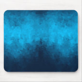 Abstrakter kristallisierter blauer Hintergrund Mousepad (Vorne)