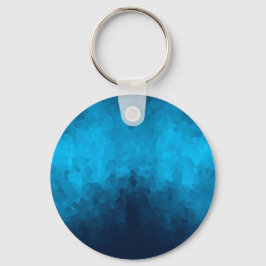 Abstrakter kristallisierter blauer Hintergrund Schlüsselanhänger
