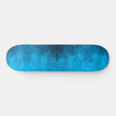 Abstrakter kristallisierter blauer Hintergrund Skateboard (Horizontal)