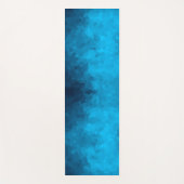 Abstrakter kristallisierter blauer Hintergrund Yogamatte (Vorderseite)