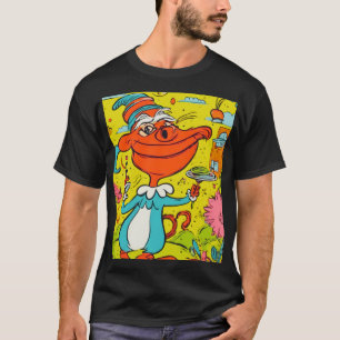 Abstrakter Krokodil-T - Shirt