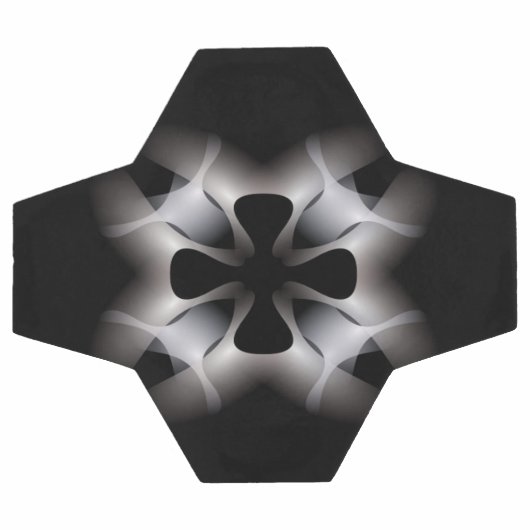 ABSTRAKTER KROSS FUßBALL (Flach)