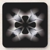 ABSTRAKTER KROSS GETRÄNKEUNTERSETZER (Vorderseite)