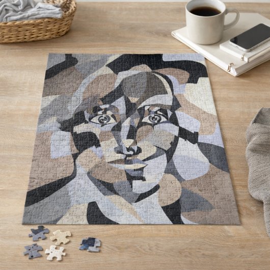 Abstrakter Kubismus Figurative Geometric Jigsaw Pu Puzzle