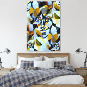 Abstrakter Kubismus Figurative geometrische Formen Leinwanddruck (Insitu (Schlafzimmer))