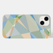 Abstrakter Kubismus Mosaikmuster Case-Mate iPhone Hülle (Rückseite (Horizontal))