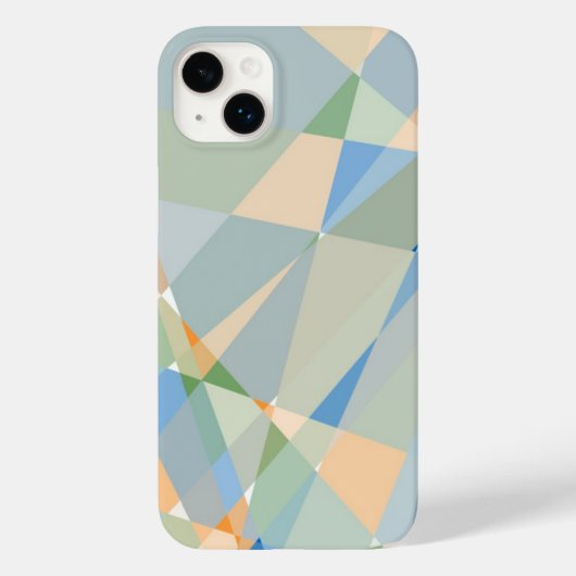 Abstrakter Kubismus Mosaikmuster Case-Mate iPhone Hülle (Rückseite)