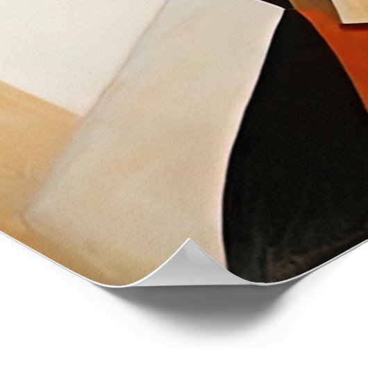 Abstrakter Kubismus Portrait Picasso Inspiriert We Poster (Ecke)