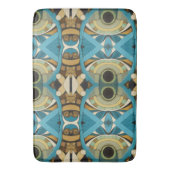 Abstrakter kubistischer Inspirierte Art Déco 1 Badematte (Vorderseite Vertikal)