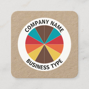 Abstrakter Kuchen 05 - kraft Quadratische Visitenkarte