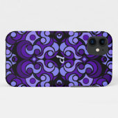 Abstrakter Kunst iPad Fall in Lila Case-Mate iPhone Hülle (Rückseite (Horizontal))