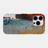 Abstrakter Kunst iPhone-Hülle iPhone Hülle (Rückseite (Horizontal))