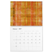 Abstrakter Kunst-Kalender Kalender (Feb 2027)