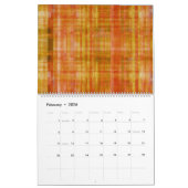 Abstrakter Kunst-Kalender Kalender (Feb 2026)