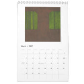 Abstrakter Kunst-Kalender Kalender (Mär 2027)