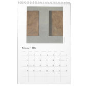 Abstrakter Kunst-Kalender Kalender (Feb 2026)