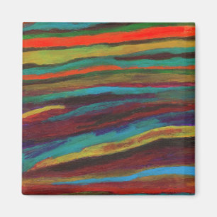 Abstrakter Kunst-Magnet der Tapisserie-#3 Magnet