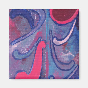 Abstrakter Kunst-Magnet Magnet