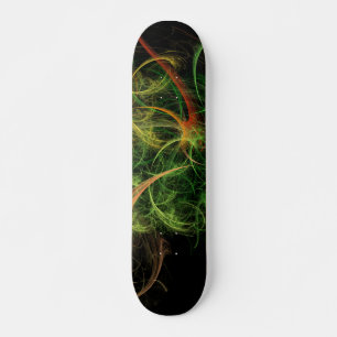 Abstrakter Kunst Raum Blumen Skateboard