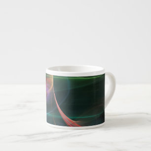 Abstrakter Kunst Raum Espressotasse