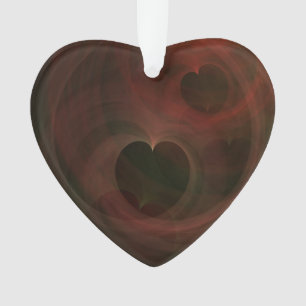 Abstrakter Kunst Raum Herzen Ornament
