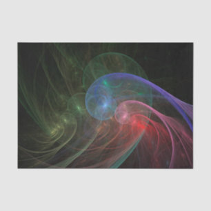 Abstrakter Kunst Raum Welle Seidenpapier