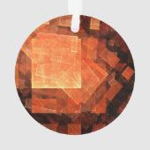 Abstrakter Kunstakrylkreis Ornament (Rückseite)