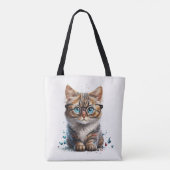 Abstrakter Kunstbeutel Tasche (Rückseite)