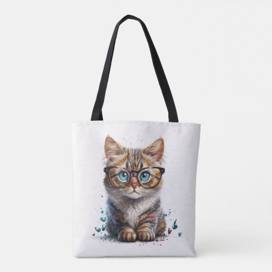 Abstrakter Kunstbeutel Tasche (Rückseite)