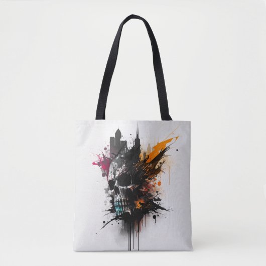 Abstrakter Kunstbeutel Tasche (Vorderseite)