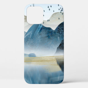 Abstrakter Kunstdekorativer Hintergrund. Berge und Case-Mate iPhone Hülle