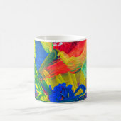 Abstrakter Kunsthintergrund. Handgemalter Hintergr Kaffeetasse (Mittel)