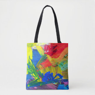 Abstrakter Kunsthintergrund. Handgemalter Hintergr Tasche