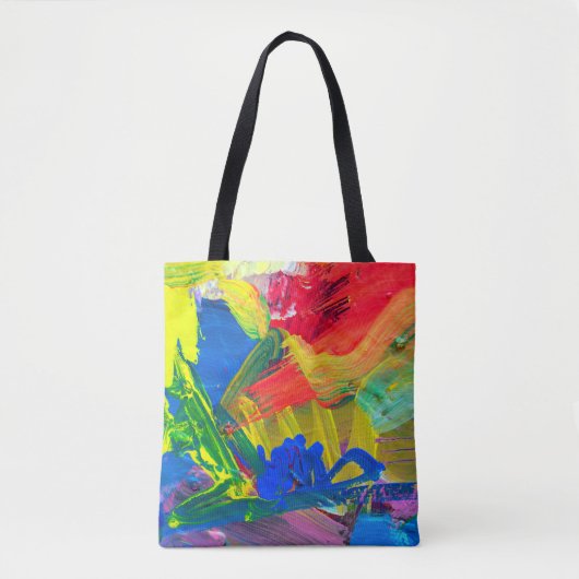 Abstrakter Kunsthintergrund. Handgemalter Hintergr Tasche (Vorderseite)