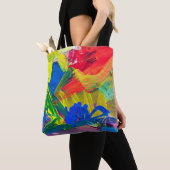 Abstrakter Kunsthintergrund. Handgemalter Hintergr Tasche (Von Nahem)