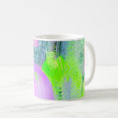 Abstrakter Kunsthintergrund handgezeichnete Acrylm Kaffeetasse (VorderseiteRechts)