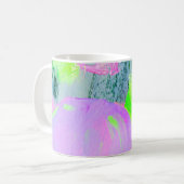Abstrakter Kunsthintergrund handgezeichnete Acrylm Kaffeetasse (Vorderseite Links)