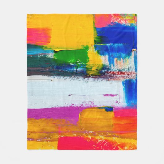 Abstrakter Kunsthintergrund. Moderne Kunst - mehrf Fleecedecke (Vorderseite)